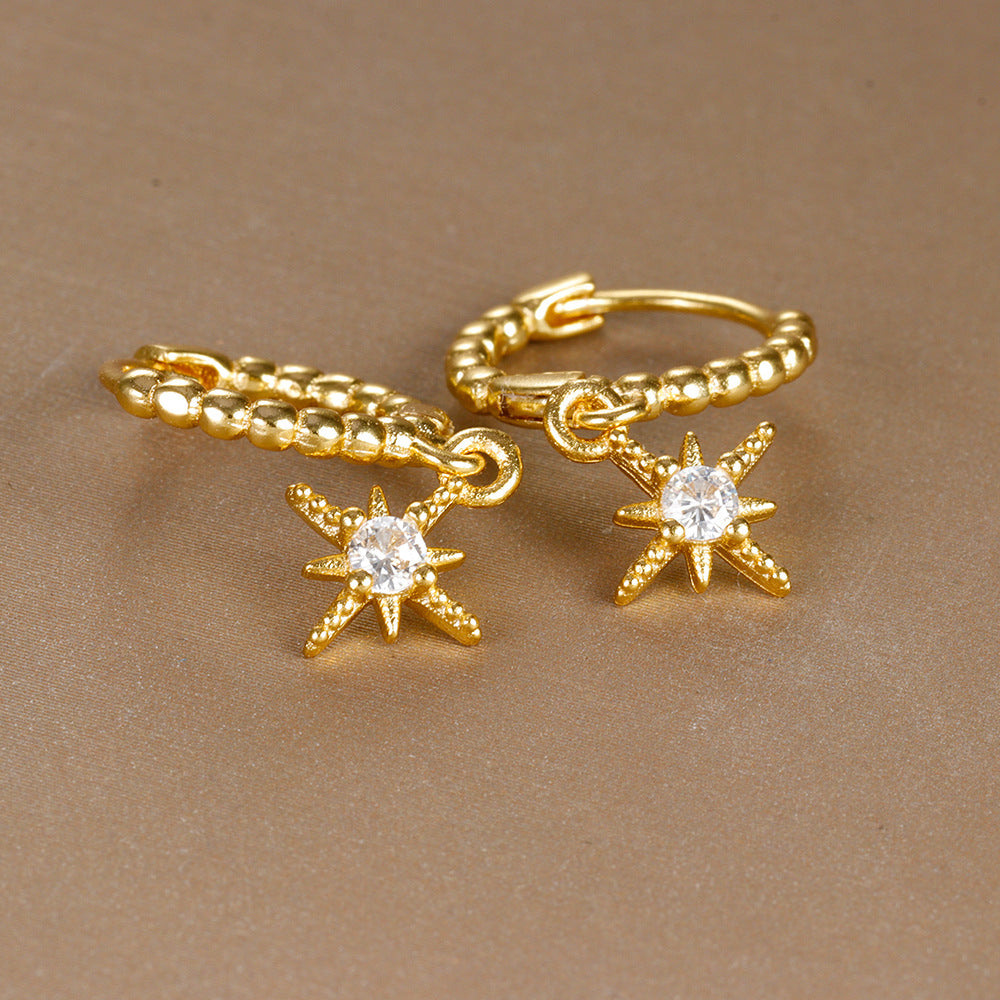 Personality Fashion Popular Eight Awn Star Ear Clip - Minihomy