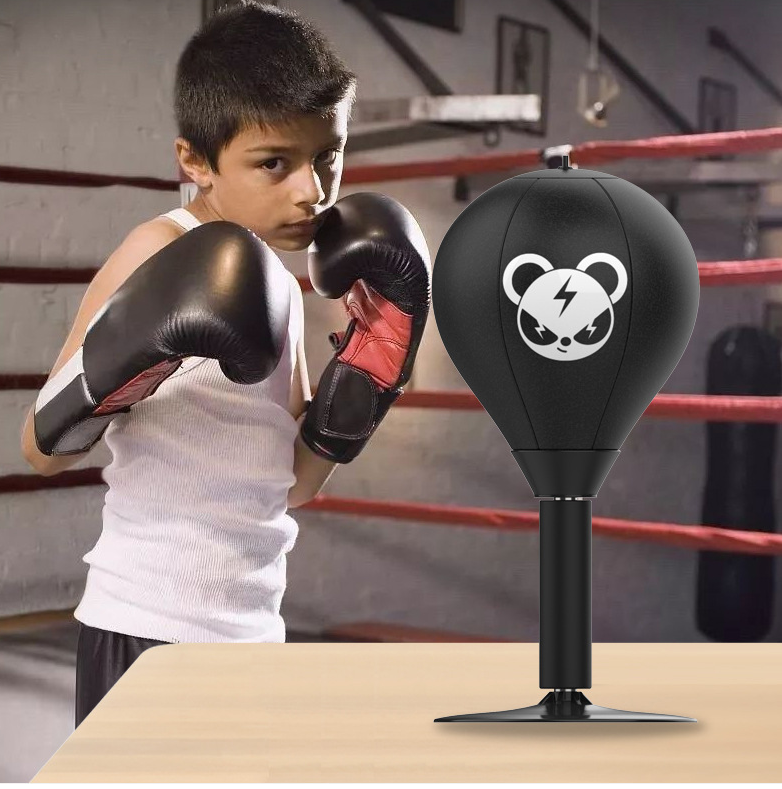 Boxing Speed Ball Tabletop Reaction Target Sandbags Kids Suction Cup Boxing Reflex Ball - Minihomy