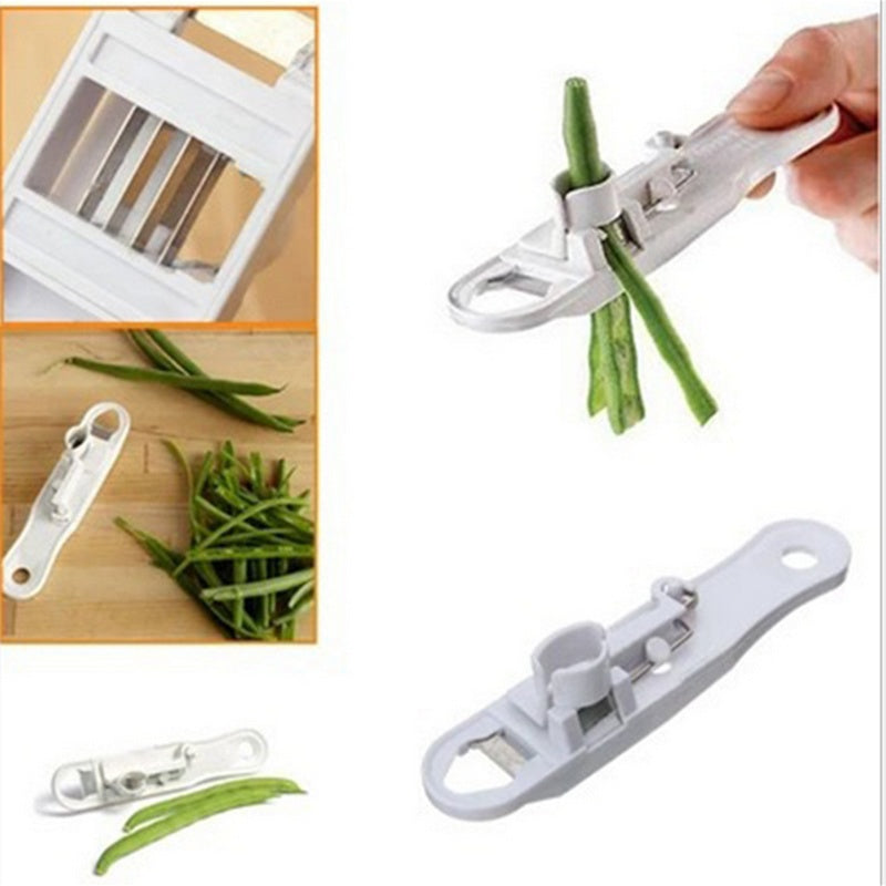 Green Bean Slicer Cutter Cut Fruit Vegetable Stringer Peeler Remover For Easy Kitchen Gadgets Cozinha Kitchen Accessories - Minihomy