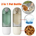 2-in-1 Pet Water Cup & Food Bowl - Portable Dog Walking Water Feeder, Leak-Proof - Minihomy