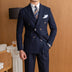 Men's Slim Double-Breasted Suit - Minihomy