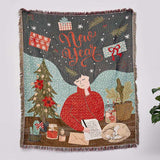 Christmas Sofa Multi-functional Sofa Blanket - Minihomy