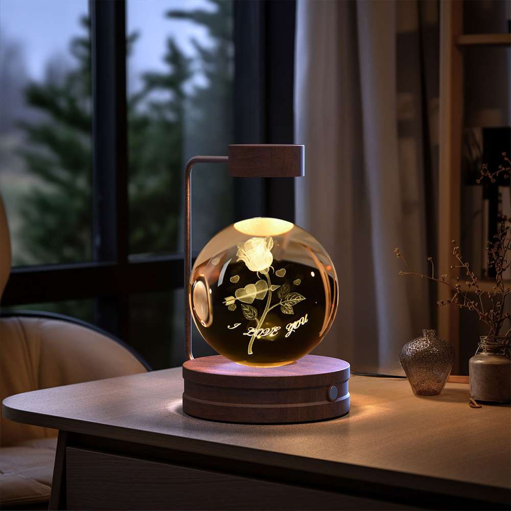 Crystal Ball Cosmic Dinosaur Indoor Night Light - Minihomy