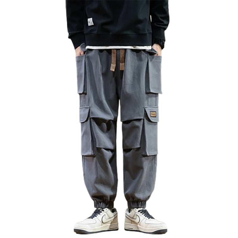 Men's Autumn Plus Size Loose Tappered Casual Pants - Minihomy