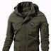 Plus Size Coat Men's Hooded Jacket Outdoor Mountaineering Leisure - Minihomy