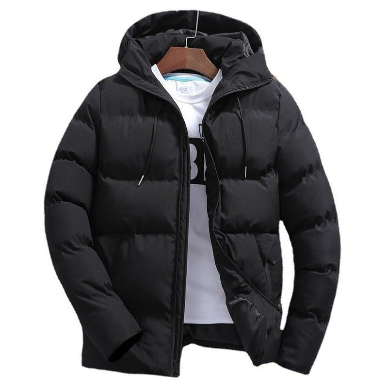 Men's Pure Cotton Padded Jacket Hooded Coat - Minihomy