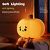 Home Decor Halloween Pumpkin Night Light Cute Soft Silicone Lamp Touch  Dimmable Rechargeable Bedside Decor Light Kids Gifts Halloween Decorations - Minihomy