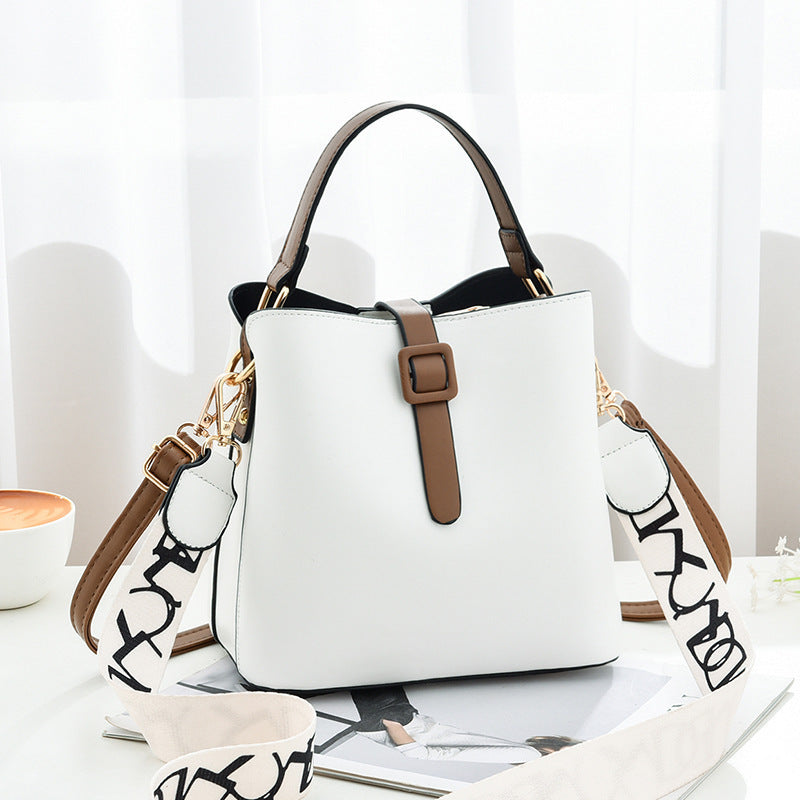 Bucket Bag Fashion Korean Style Shoulder Bag Cross-border Female Bag - Minihomy