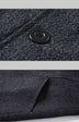 Men's Snowflake Trench Coat Mid-length Woolen Coat - Minihomy