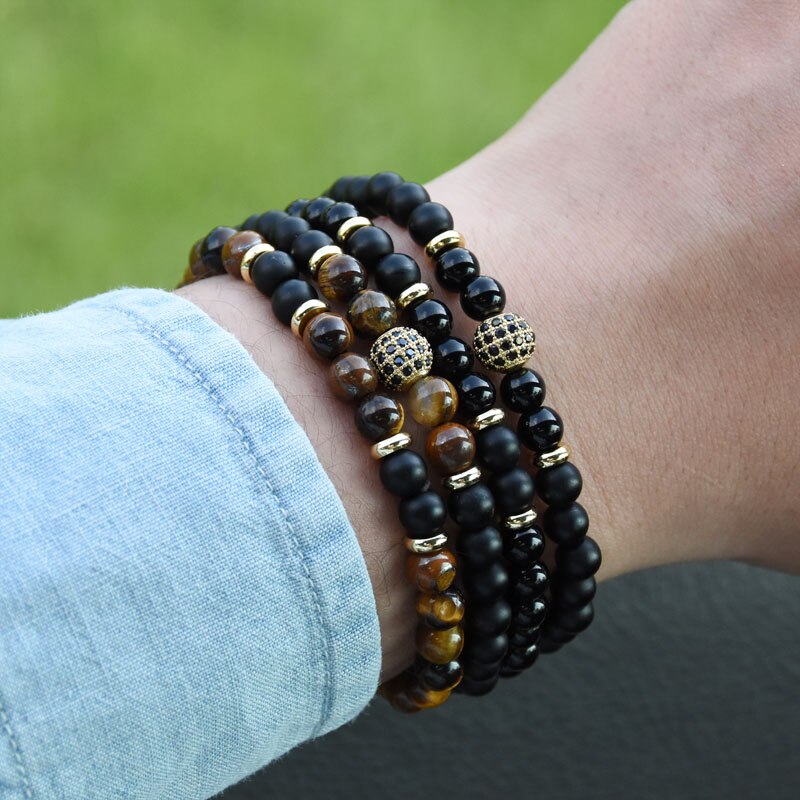 Natural stone Bracelet men - Minihomy