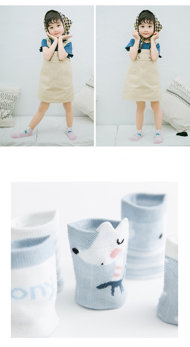 Cotton Newborn Breathe Socks Kids - Minihomy