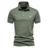 Men's Casual Cotton Lapel Sports Short Sleeve - Minihomy