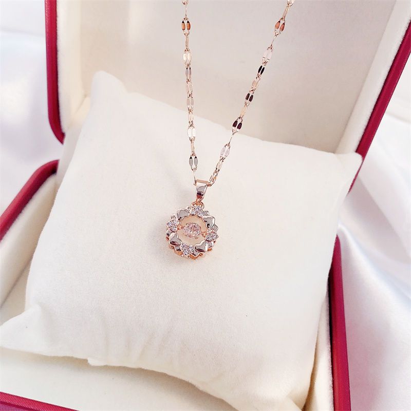 Perfume Bottle Pendant Luxury Necklace Charm - Minihomy