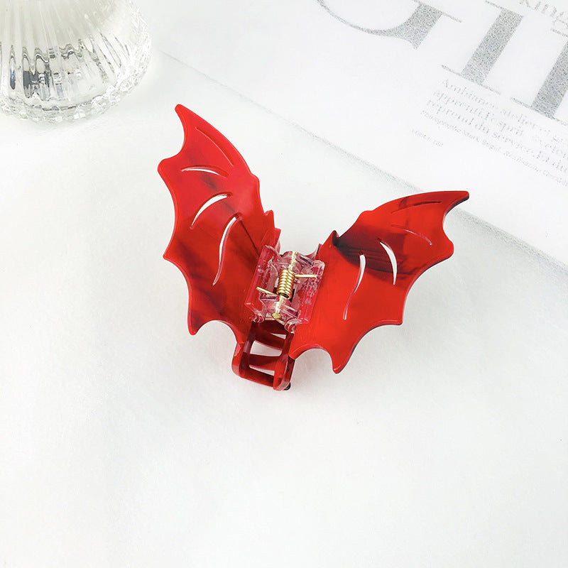 Bat Barrettes Halloween Funny Girl - Minihomy