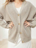 Popular Solid Color Cardigan Sweater Coat For Women - Minihomy