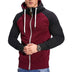 Men's Sports Fleece Cardigan Multicolor Hoodie - Minihomy