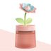 Mini USB Flower Shape Humidifier - Quiet and Portable Hydrating Water Purification Spray - Minihomy