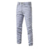 Men's Personalized Denim Washed Micro-elastic Straight-leg Trousers - Minihomy