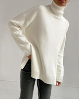 Women's  Loose Turtleneck Sweater