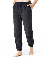 Men's Cotton And Linen Drawstring Elastic Waist Yoga Pants - Minihomy