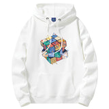 Heavy Hooded Sweater Loose Casual Jacket Letter Printed All-matching Top - Minihomy