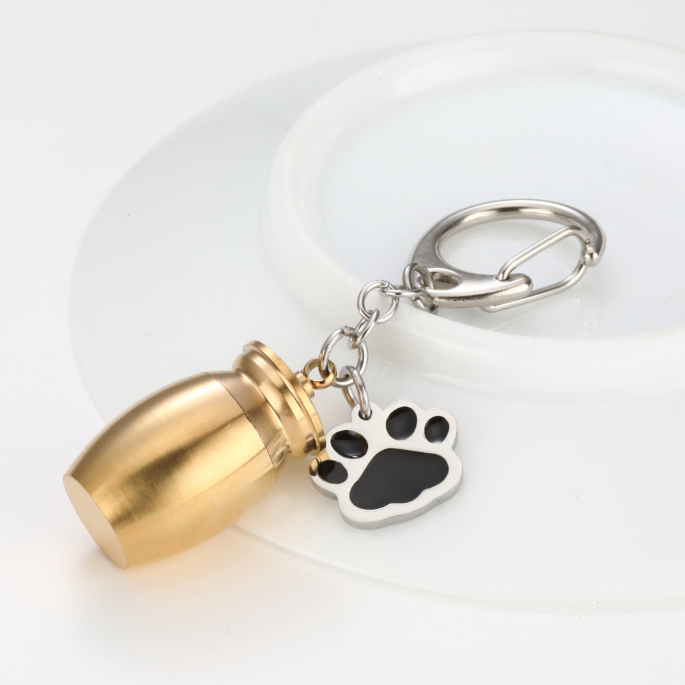 Perfume Bottle Keychain Drop Oil Dog's Paw - Minihomy