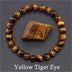 Natural Stone Elastic String Beaded Bracelet Jewelry - Tiger Eye Beaded Yoga Bracelets - Minihomy