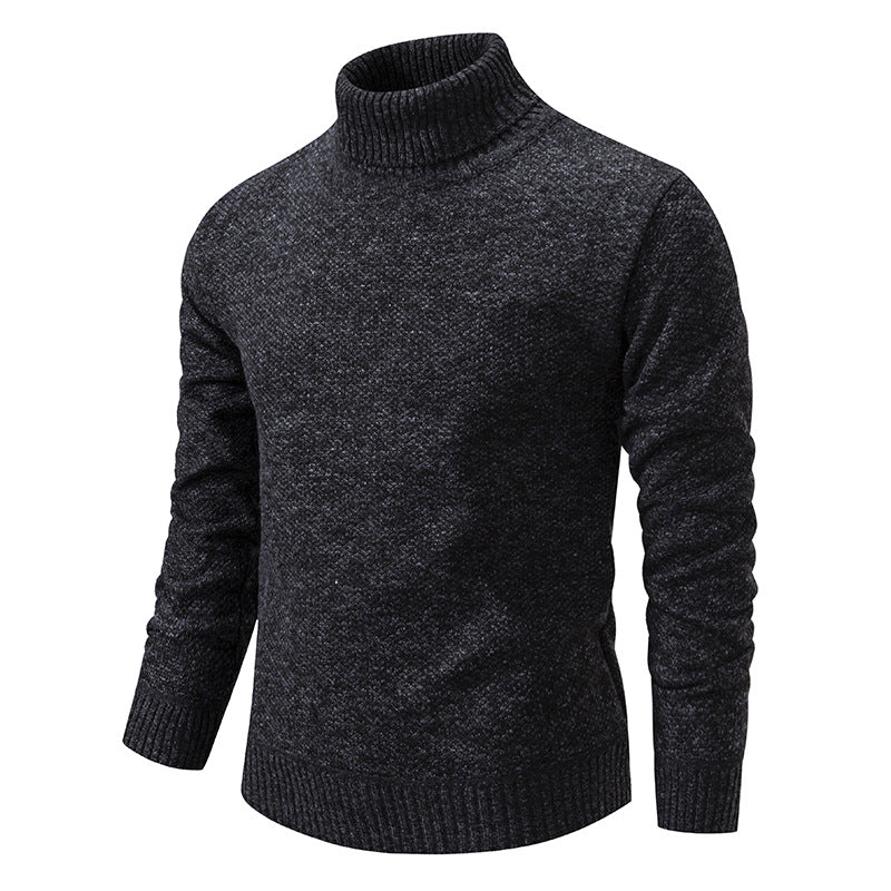 Men's Solid Color Sweater Casual Slim Fit: Your Perfect Blend of Style and Comfort - Minihomy