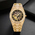 Full Diamond Hip Hop Party Automatic Hollowing Mechanical Watch - Minihomy