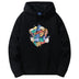 Heavy Hooded Sweater Loose Casual Jacket Letter Printed All-matching Top - Minihomy