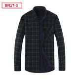 Men's Leisure Warm Plaid Shirt Coat - Minihomy