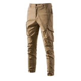 Men's Versatile Multi-pocket Solid Color Trousers - Minihomy