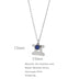 Necklace Stainless Steel Zircon Ornament: Adorn Yourself with Celestial Elegance - Minihomy