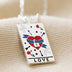 Colorful Oil Necklace Tarot Square Pendant - Minihomy