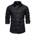 Men's Casual Denim Non-ironing Shirt - Minihomy