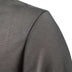 Men's Casual Solid Color Zipper And Lapel Cotton Top - Minihomy