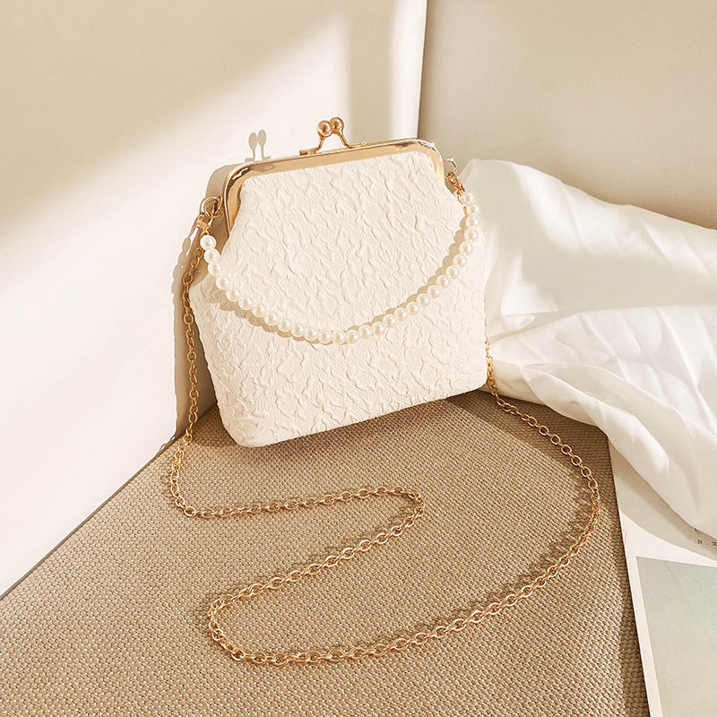 Pearl Tote Mini Chain Crossbody Bag - Minihomy