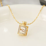 Perfume Bottle Pendant Luxury Necklace Charm - Minihomy