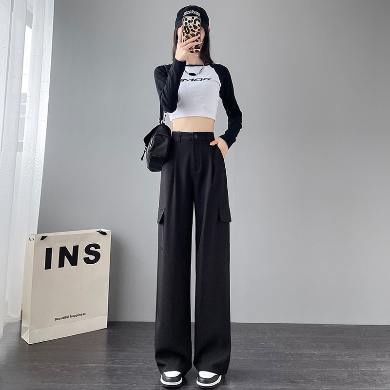 Overalls Women's High Waist Trousers: Elevate Your Casual Chic - Minihomy