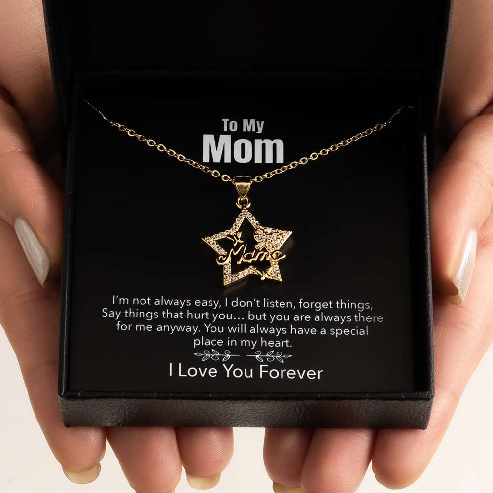 Mother's Day Necklace Gift Box Love Necklace For Women Fine Jewelry Women Accessories Fashion Jewelry - Minihomy