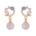 High-Grade Blue Opal Fairy Fish Ji Pearl Stud Earrings: Elegant Accents for Every Occasion - Minihomy