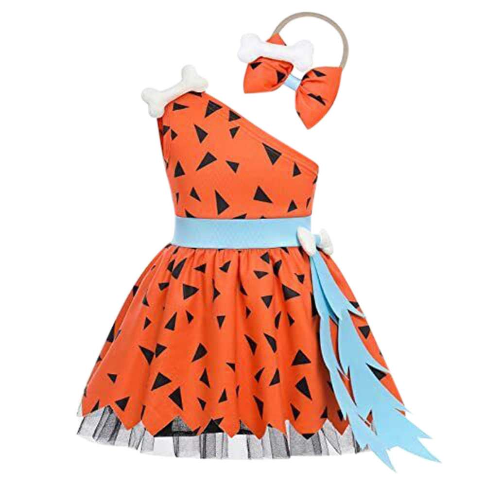 Girls Simple Halloween Mesh Costume Suit - Minihomy