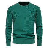 Men's Casual Round Neck Pullover Sweater - Minihomy