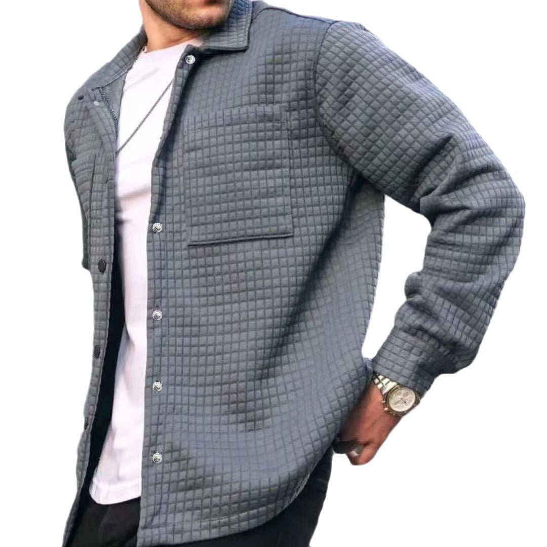 Men's Casual Large Size Long Sleeve Jacket - Minihomy