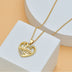 Mother's Day Mom Heart Shape With Diamond Letter Necklace For Women Fine Jewelry Women Accessories Fashion Jewelry - Minihomy