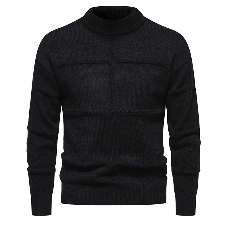 Crew Neck Casual Slim-fit Jumper - Minihomy