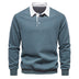 Men's Casual Versatile Long Sleeves Polo Collar Sweater - Minihomy