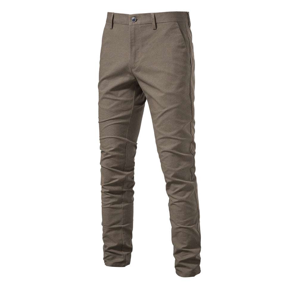 Men's Fashionable All-match Breathable Cotton Trousers - Minihomy