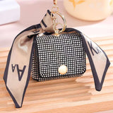 Coin Purse Diamond Mini Bag: Chic and Compact Accessory - Minihomy