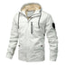 American Retro Coat Men's Spring And Autumn Loose Young And Middle-aged Fleece Jacket Coat - Minihomy